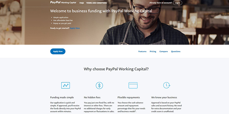 Capital de trabajo de PayPal