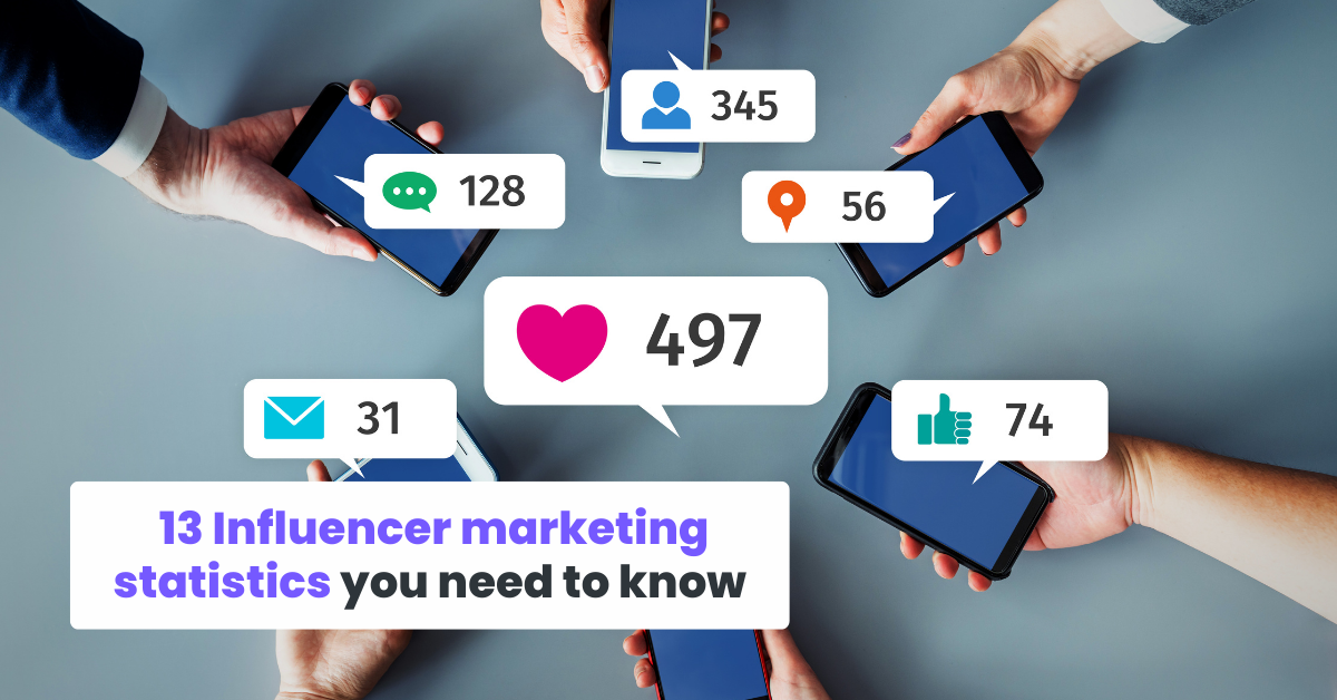 13 estadísticas de marketing de influencers que debes conocer