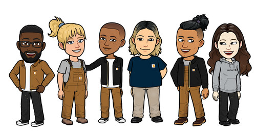 Snapchat Carhartt Bitmoji コレクション