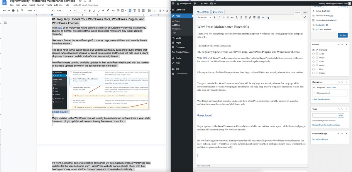 WordPress zusätzliche Zeilenumbrüche