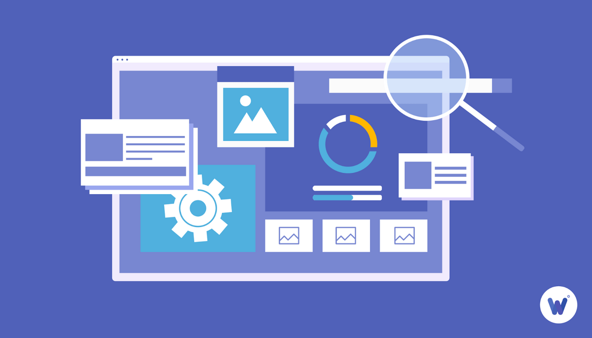 Ilustración de una herramienta de optimización de contenido