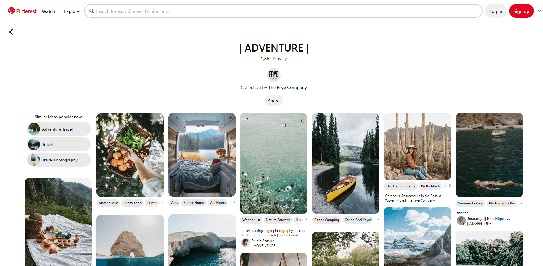 pinterest-antarmuka