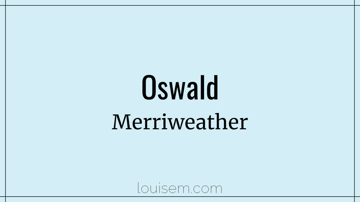 Canva-Kombination aus den Schriftarten Oswald und Merriweather.