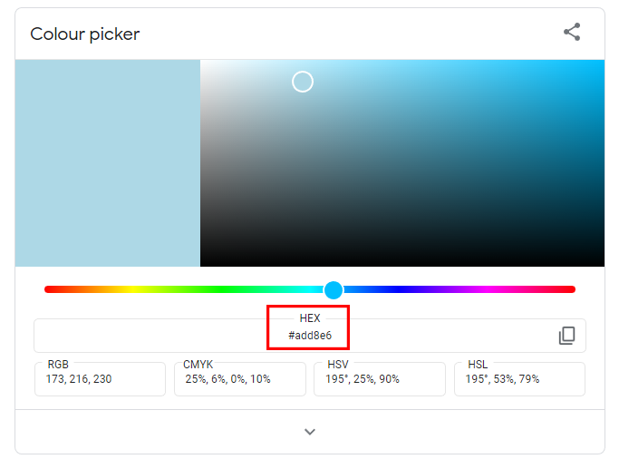 Cos'è il codice colore esadecimale?