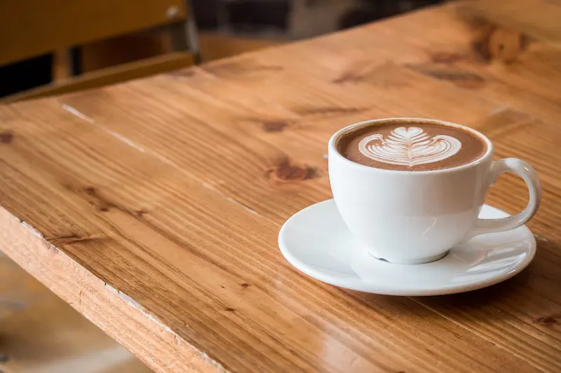 soziale medien des cafés