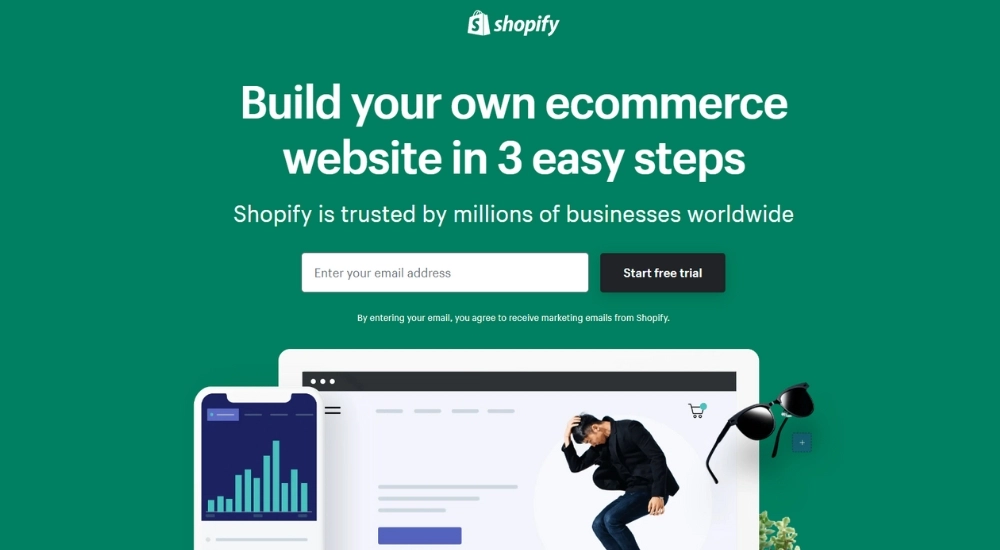 Shopify- منصة التجارة الإلكترونية مقطوعة الرأس