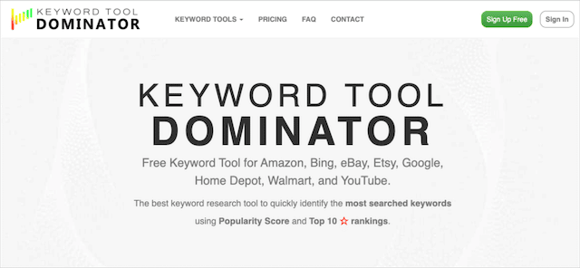 Dominator des Keyword-Tools