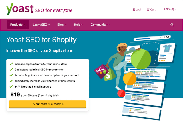 Yoast-SEO für Shopify