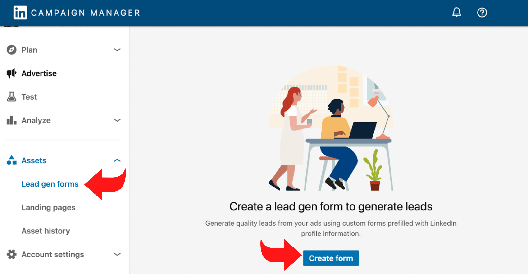 créer-linkedin-lead-gen-formulaire