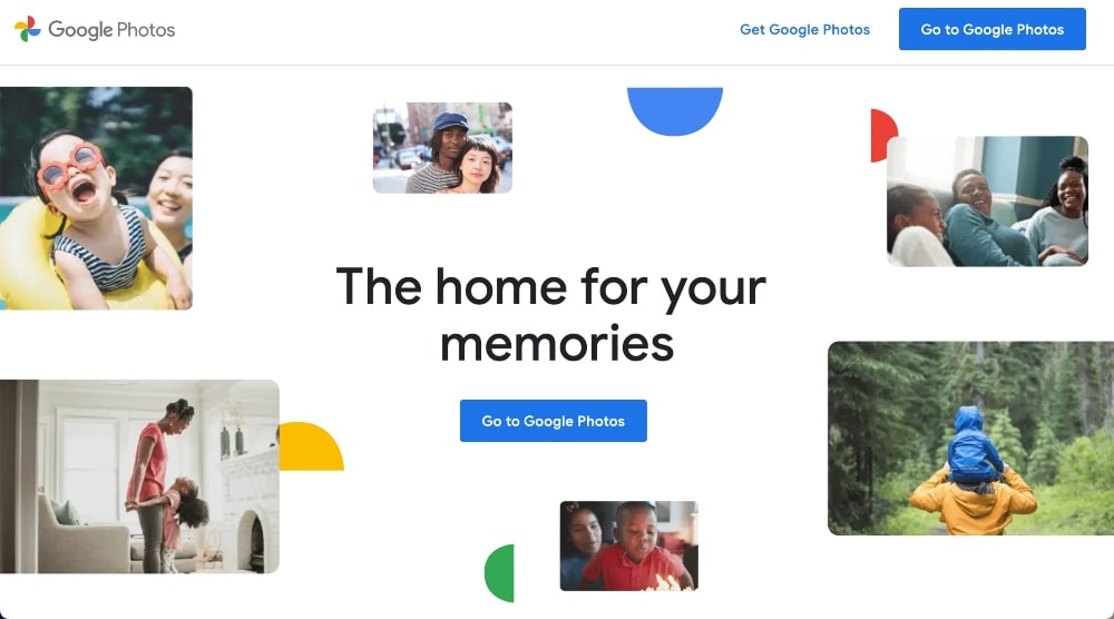 Accueil Google Photos