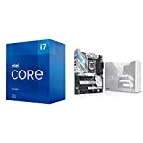 معالج سطح المكتب Intel Core i7-11700F ثماني النوى حتى 4.9 جيجاهرتز LGA1200 & ROG Strix Z590-A Gaming WiFi 6 LGA 1200 (Intel 11th / 10thGen) ATX White Scheme Gaming Motherboard