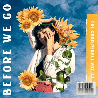 Album Cover Maker mit einer Vintage-Collage mit Sonnenblumengrafiken 2762 g