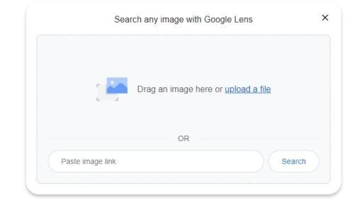 Recherche d'image inversée sur un ordinateur pour la recherche d'image inversée Google