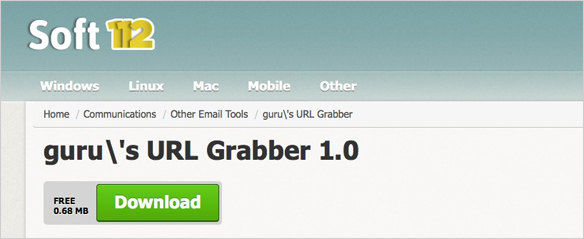 Guru’s URL Grabber