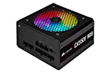 Corsair CX550F RGB、550 ワット、80 PLUS Bronze、完全モジュラー RGB 電源