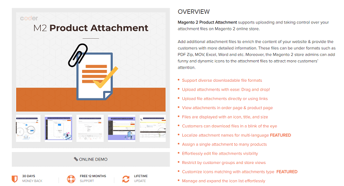 Landofcoder-product-attachments-extension