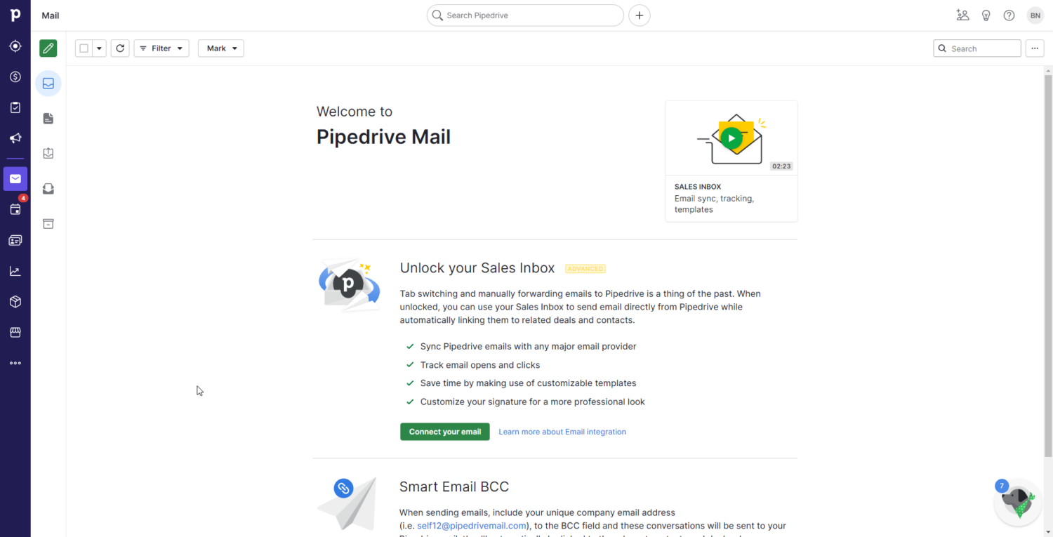 Pipedrive mail pentru afaceri