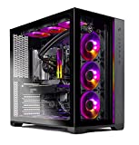 Skytech Prism II ゲーミング PC デスクトップ – INTEL Core i9 12900K 3.2 GHz、RTX 3090、1TB NVME Gen4 SSD、32G DDR5 RGB、850W GOLD PSU、360mm AIO、AC Wi-Fi、Windows 10 Home 64 ビット