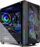 Skytech Chronos ミニ ゲーミング PC デスクトップ - AMD Ryzen 5 3600 3.6GHz、GTX 1660 Super 6G、16GB DDR4 3000、500GB SSD、AC WiFi、Windows 10 Home 64 ビット、ブラック