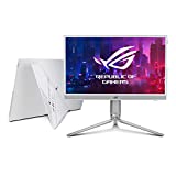 ASUS ROG Strix 15,6 Zoll 1080P tragbarer Gaming-Monitor (XG16AHP-W) – Weiß, Full HD, 144 Hz, IPS, G-SYNC-kompatibel, integrierter Akku, Ständer, USB-C-Stromversorgung, Micro-HDMI, ROG-Stativ, für Konsole