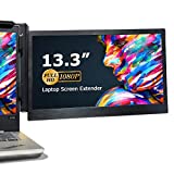 KEFEYA Tragbarer Monitor für Laptop - IPS FHD 13,3' Dual Monitor Screen Extender, Funktioniert mit Mac Windows Chrome Linuxs 13'-16,5' Notebooks, HDMI&USB