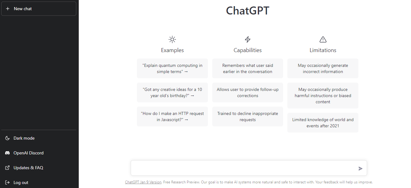 ChatGPT - Verwendung von ChatGPT