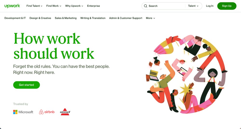 Piattaforma di crowdsourcing upwork