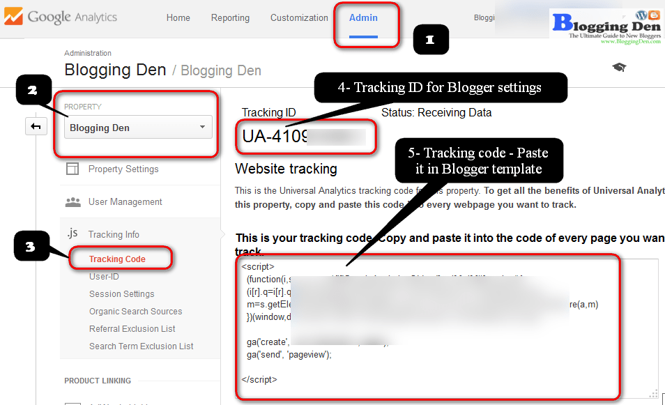 How to Add Google Analytics Tracking Code in Blogger Blog 