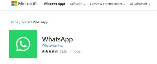 whatsappデスクトップアプリが開かない場合は、WhatsAppを最新バージョンに更新してください