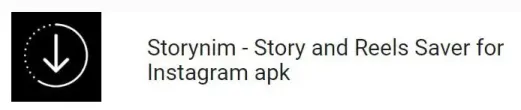 Verwenden Sie die Storynim-App für den Instagram-Story-Downloader