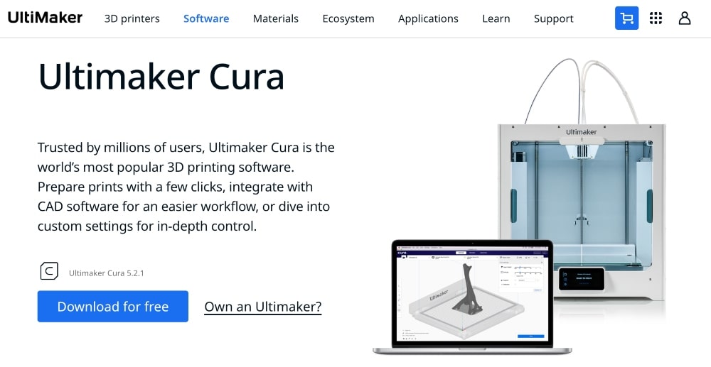 Site Ultimaker Cura