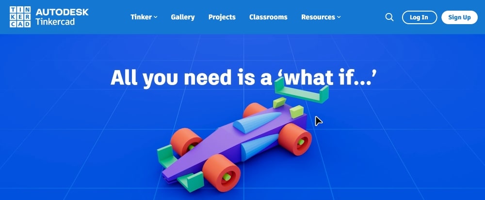 Site do TinkerCAD