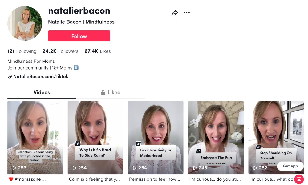 Natale Bacon TikTok-Posts