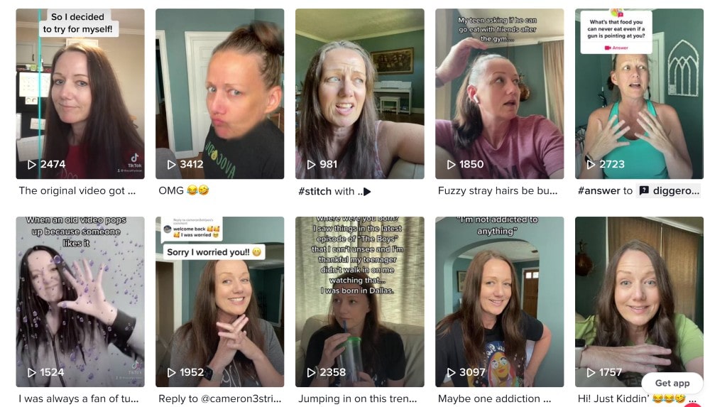 die cathy dean TikTok-Posts