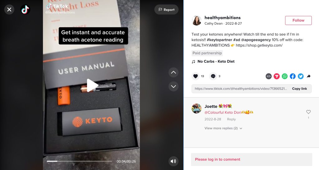 TikTok veröffentlicht gesponserte Inhalte