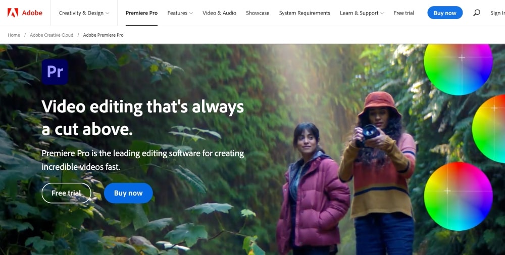 Adobe Premier Pro-Website