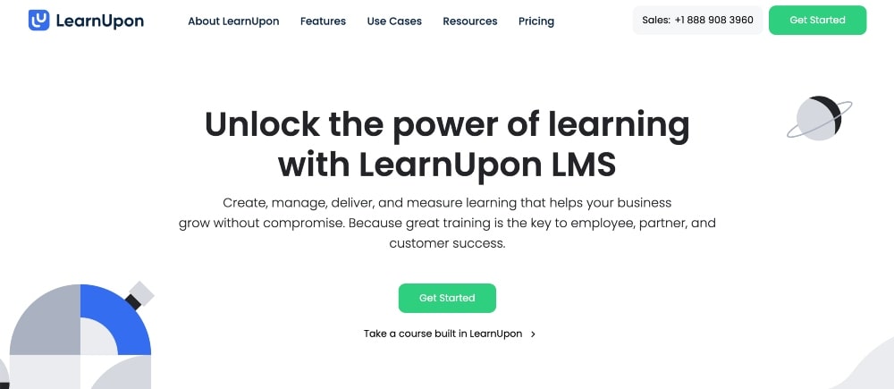 Site-ul LearnUpon LMS