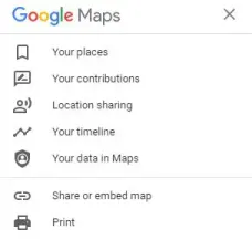 Partajați locația pe Google Maps pe computerul dvs. pentru a partaja locația pe hărți Google