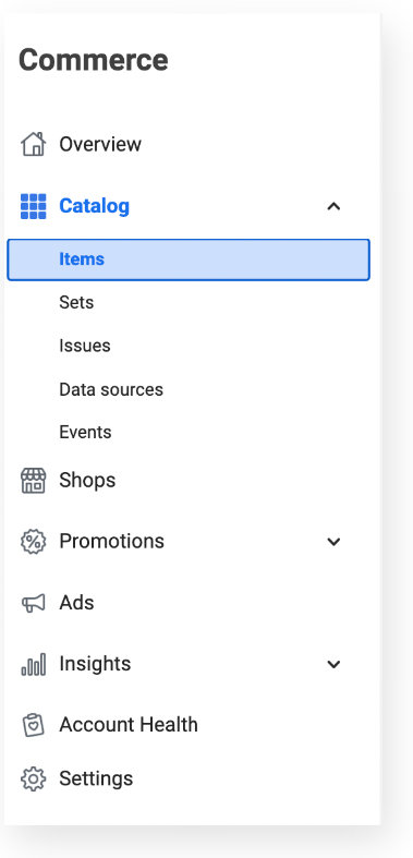 Guide de configuration du catalogue de produits Facebook et meilleures pratiques - Gestionnaire de commerce