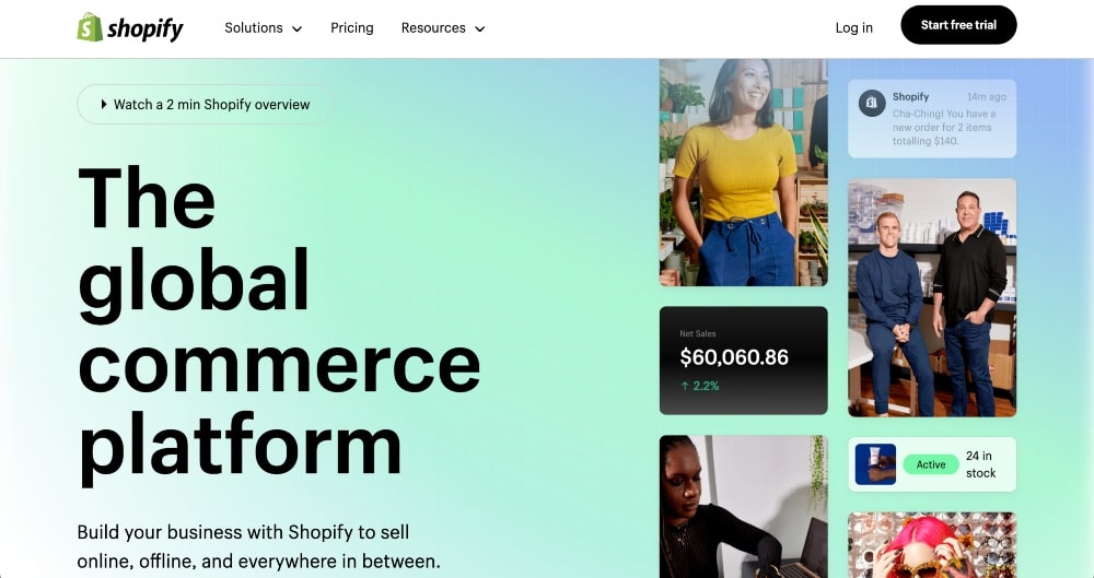 Site Web Shopify