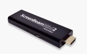 使用 The Tiny ScreenBeam Mini2 在没有 wifi 的情况下将安卓手机镜像到电视