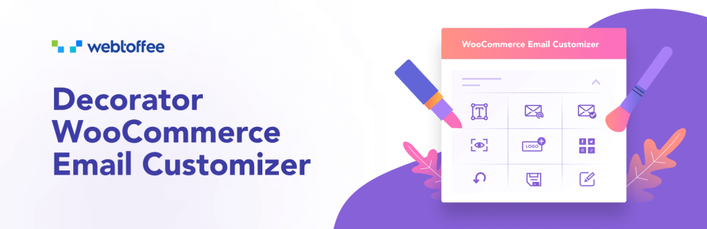 Decorador personalizador de e-mail woocommerce