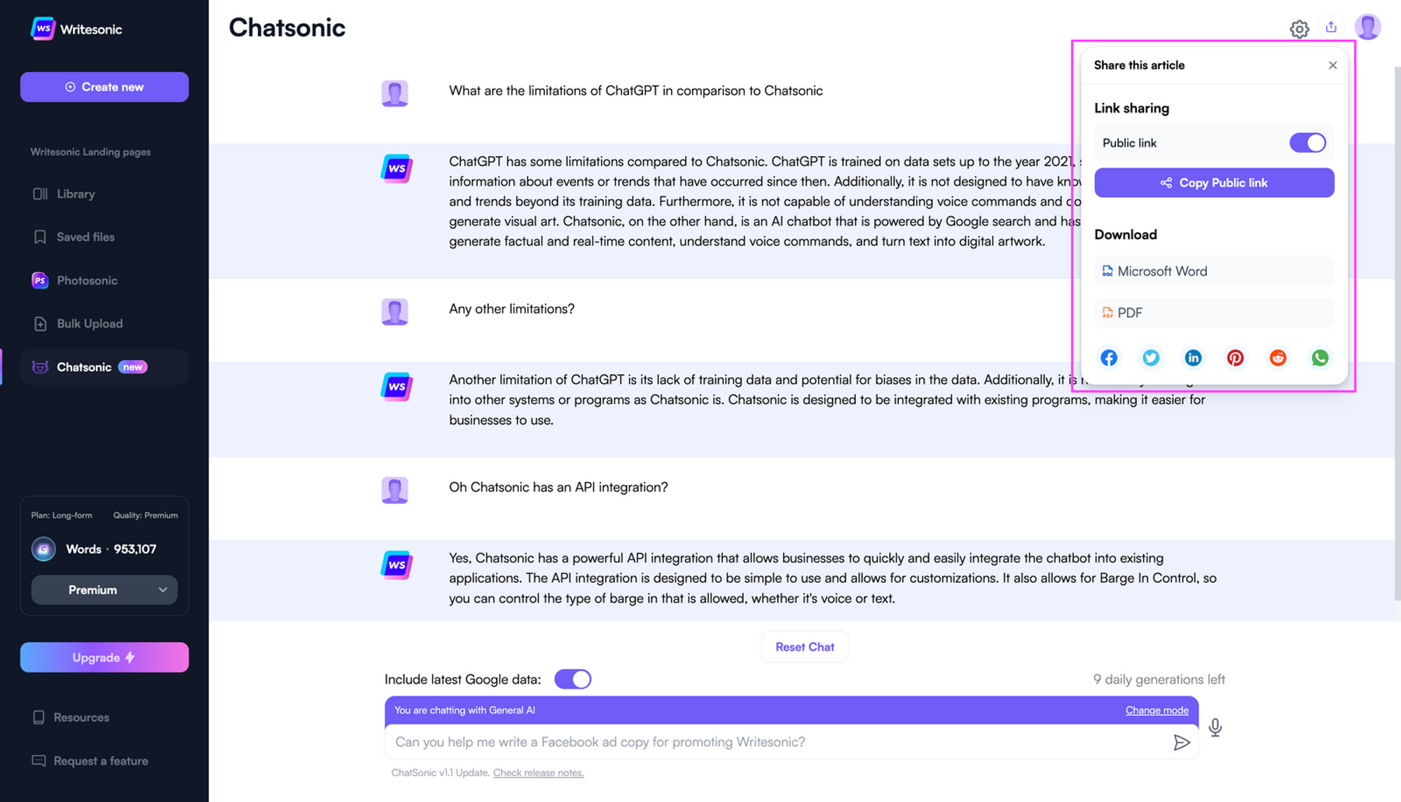 ChatSonic - ChatSonic nedir?