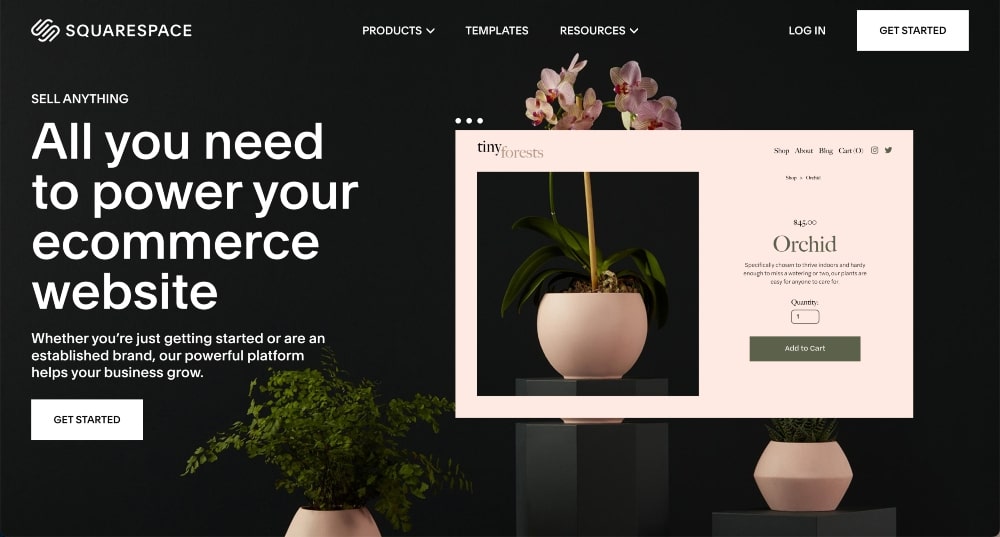 Site-ul Squarespace