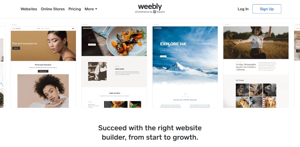 Șabloane Weebly