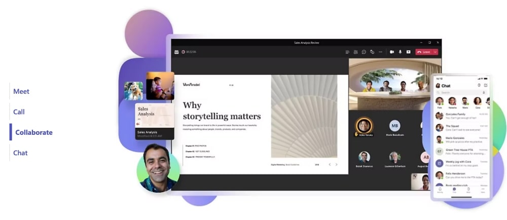 Microsoft Teams kullanıcı arabirimi