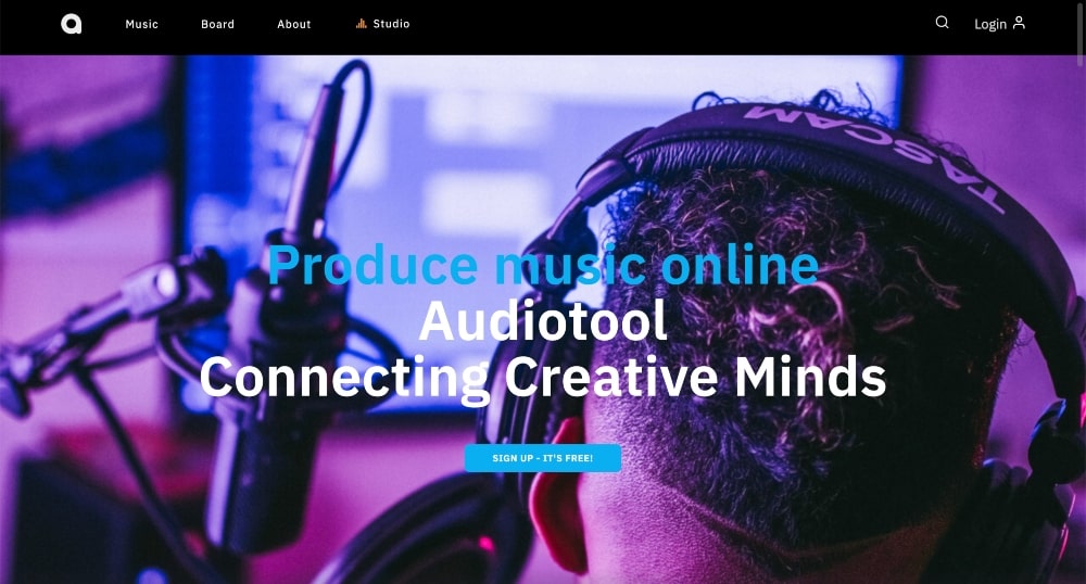 Audiotool-Website