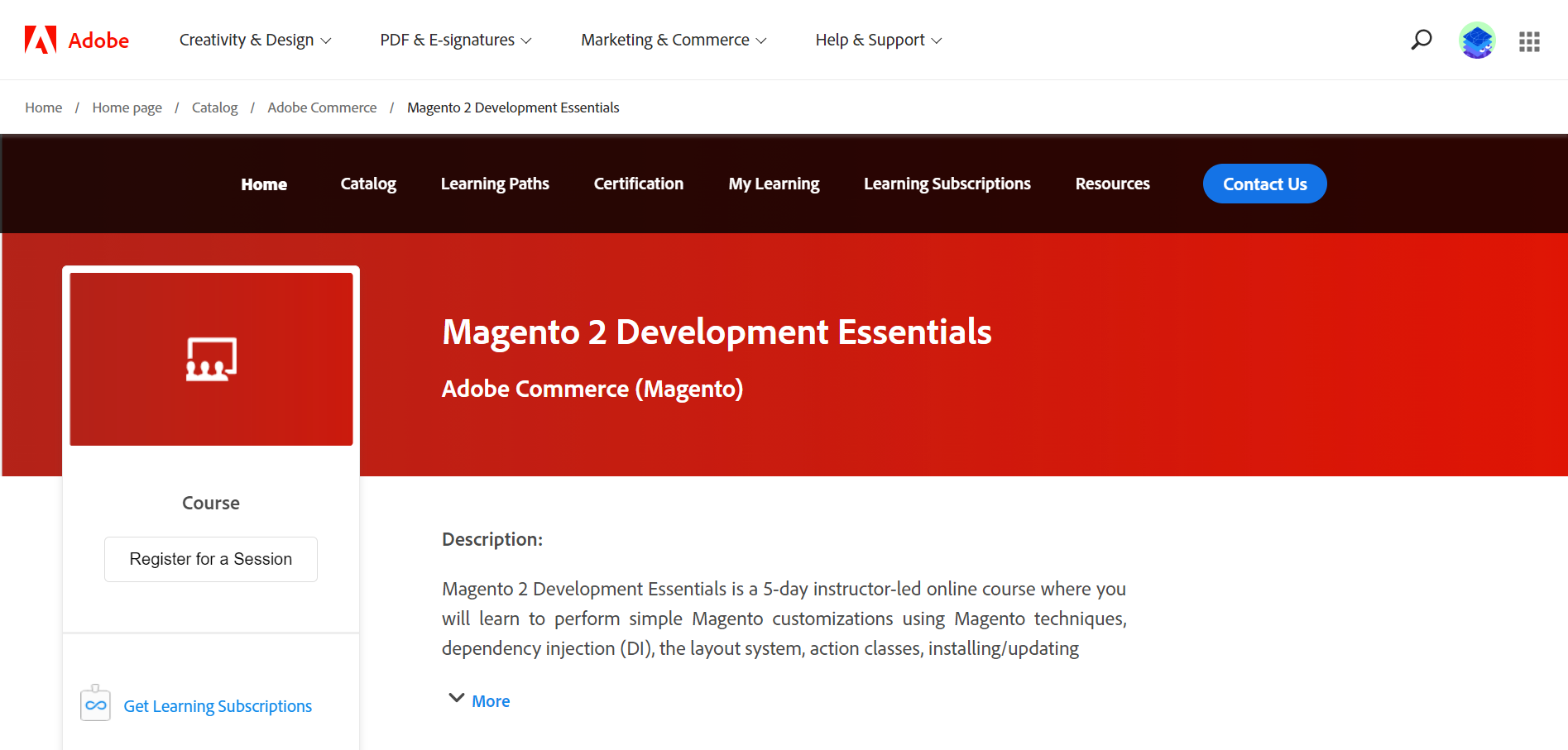 Curso básico de desarrollo de Magento 2