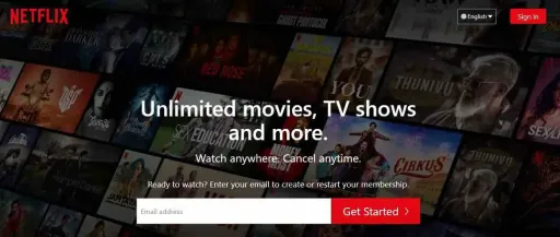 Vá para a Netflix para baixar os últimos filmes em HD