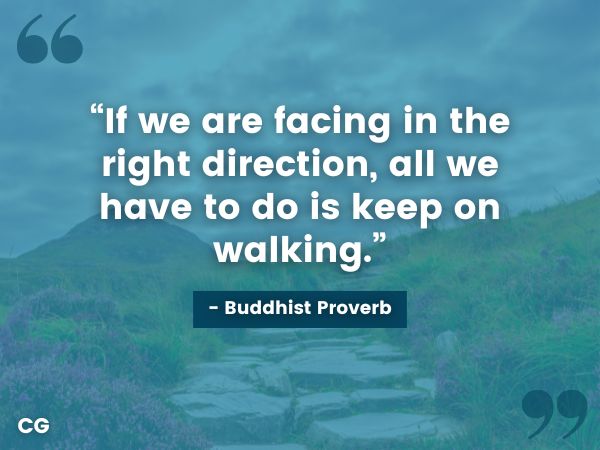 citações apressadas - provérbio budista